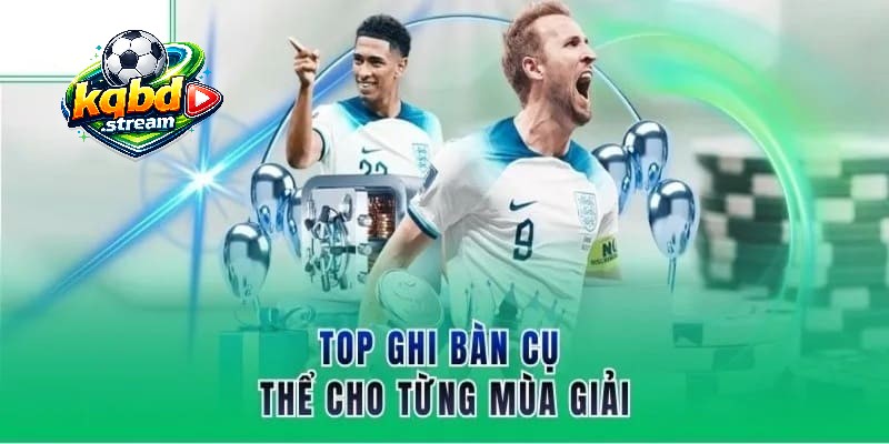 Bảng xếp hạng vua phá lưới của từng mùa giải.