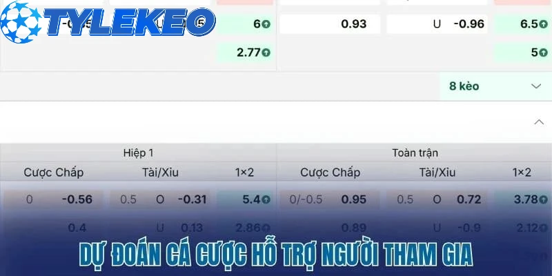 Hỗ trợ người tham gia với các dự đoán cá cược